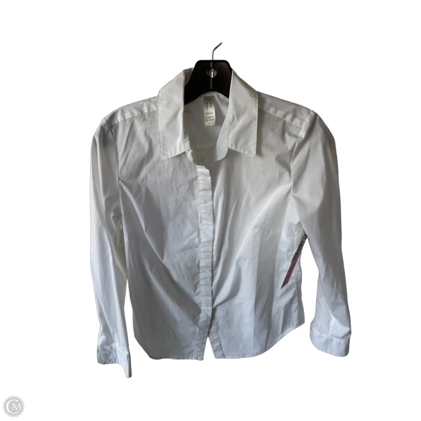Blouse Long Sleeve By Spanx In White, Size: Xs