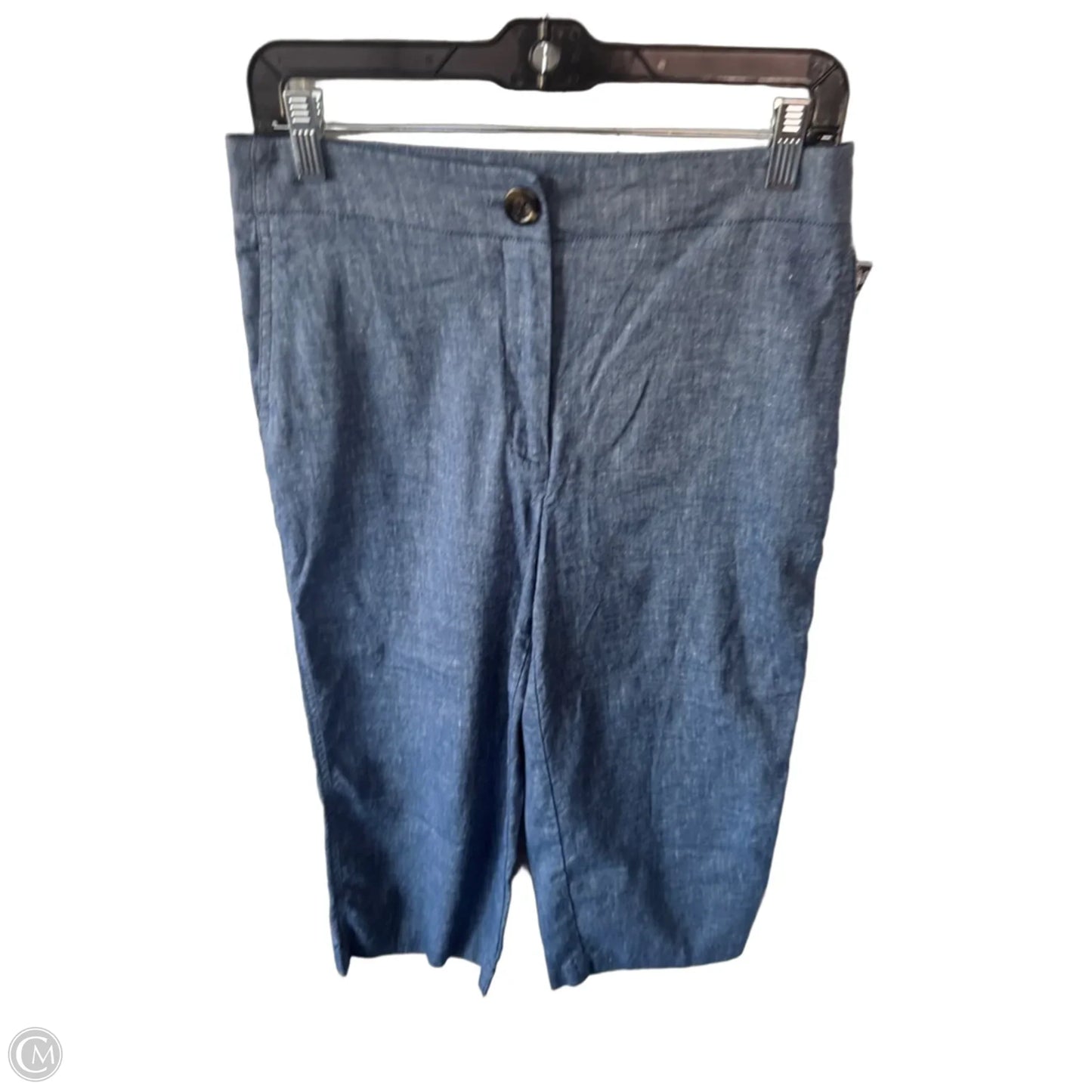 Pants Linen By Ann Taylor In Blue, Size: 6p