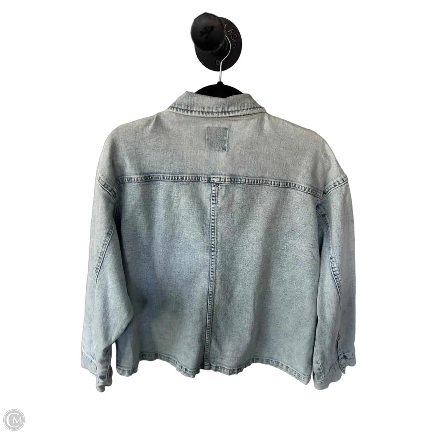 Jacket Denim By So In Blue Denim, Size: S