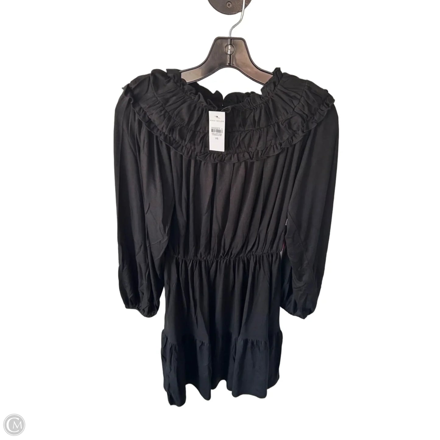 Dress Casual Short By Ann Taylor In Black, Size: Xs
