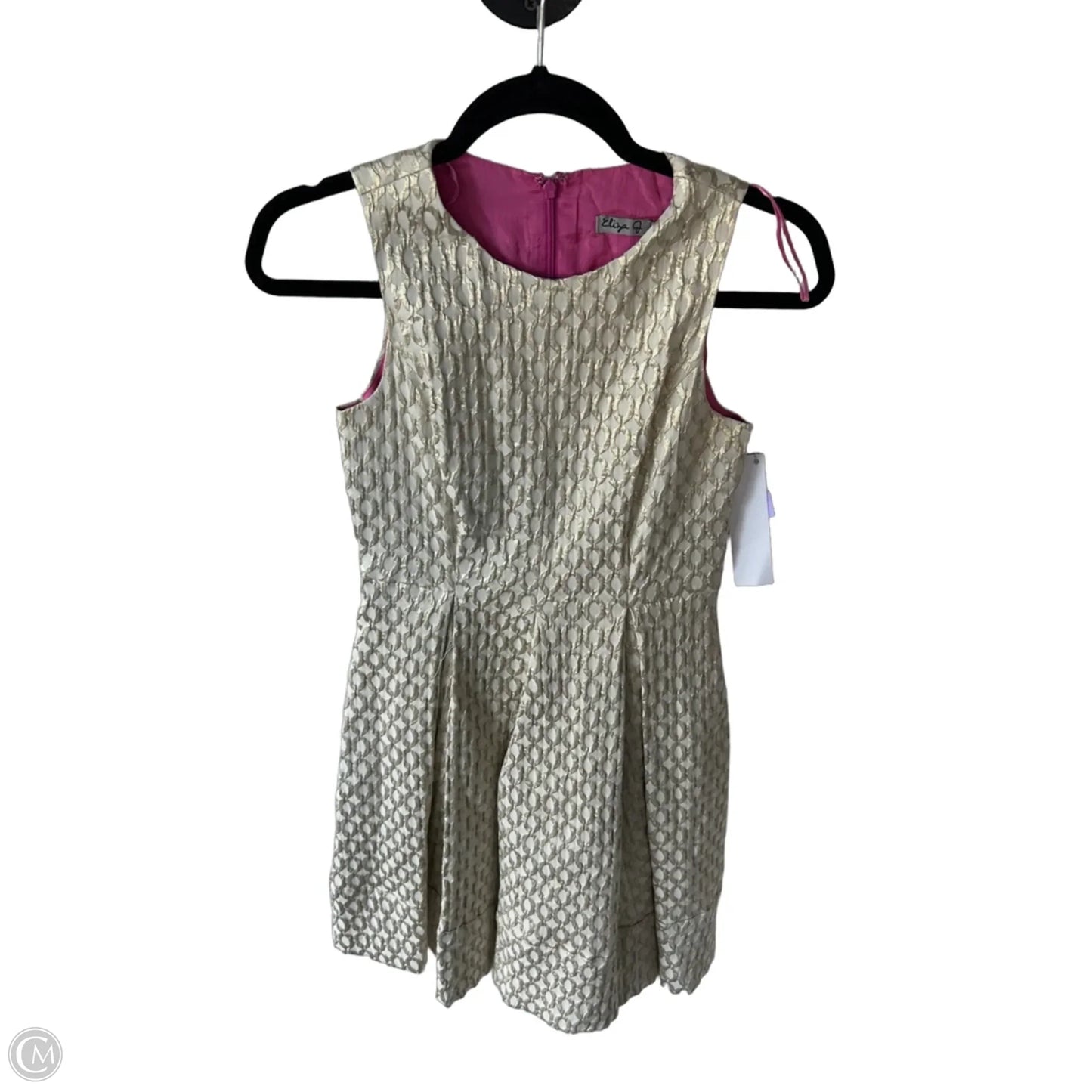 Dress Party Short By Eliza J In Cream, Size: Xsp