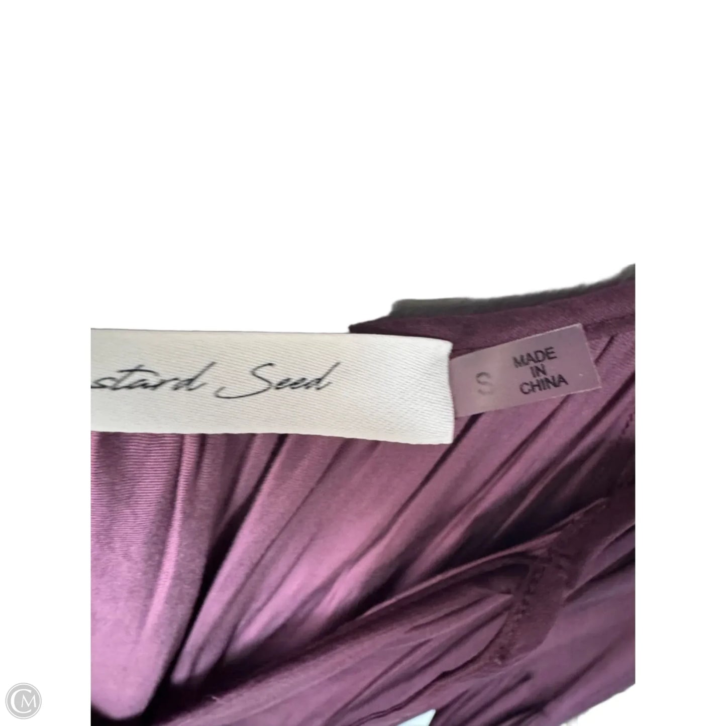 Dress Work By Mustard Seed In Maroon, Size: S