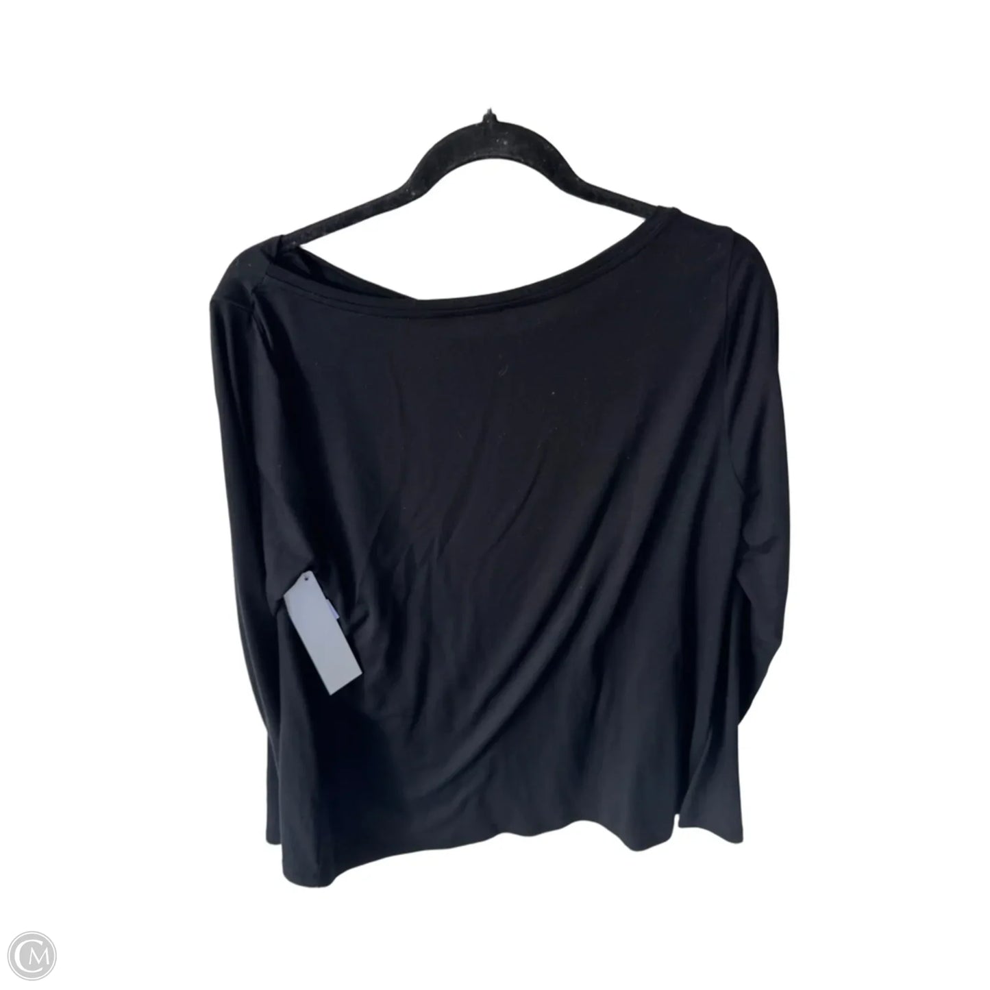 Top Long Sleeve By Eileen Fisher In Black, Size: M