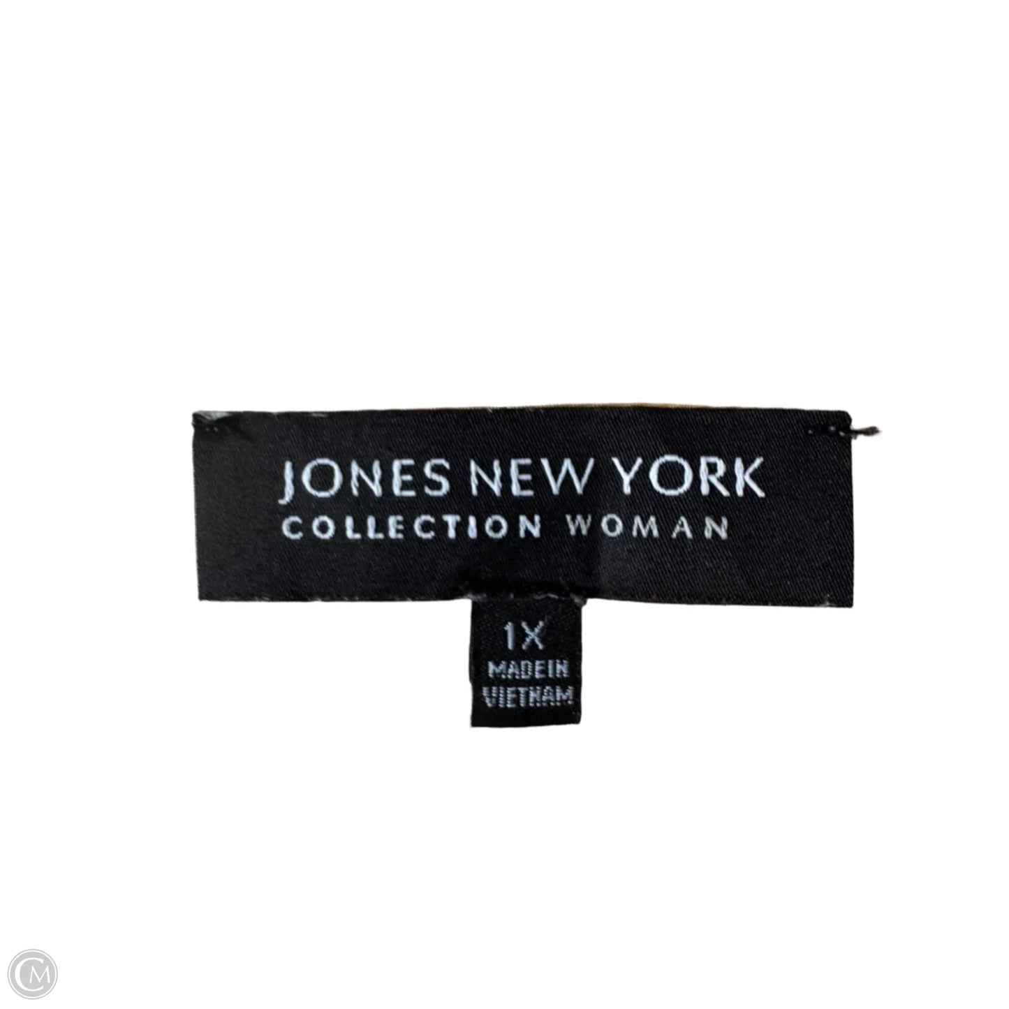 Blouse Sleeveless By Jones New York In Yellow, Size: 1x