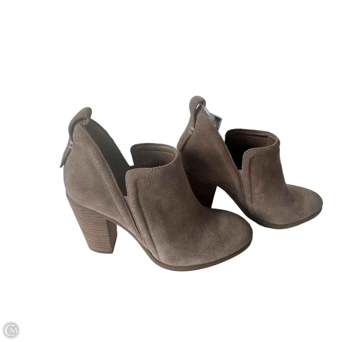 Boots Ankle Heels By Vince Camuto In Brown, Size: 5.5