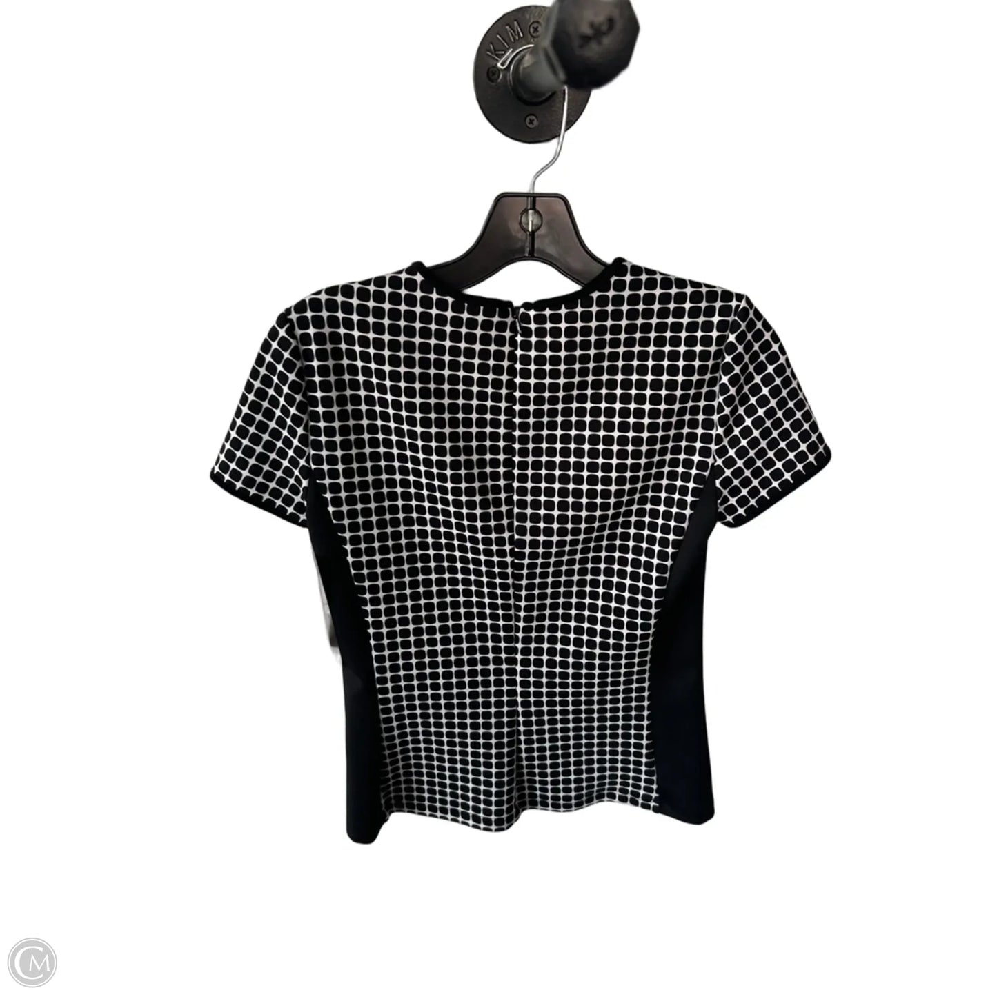 Skirt Set 2pc By Vince Camuto In Black & White, Size: Xxsp