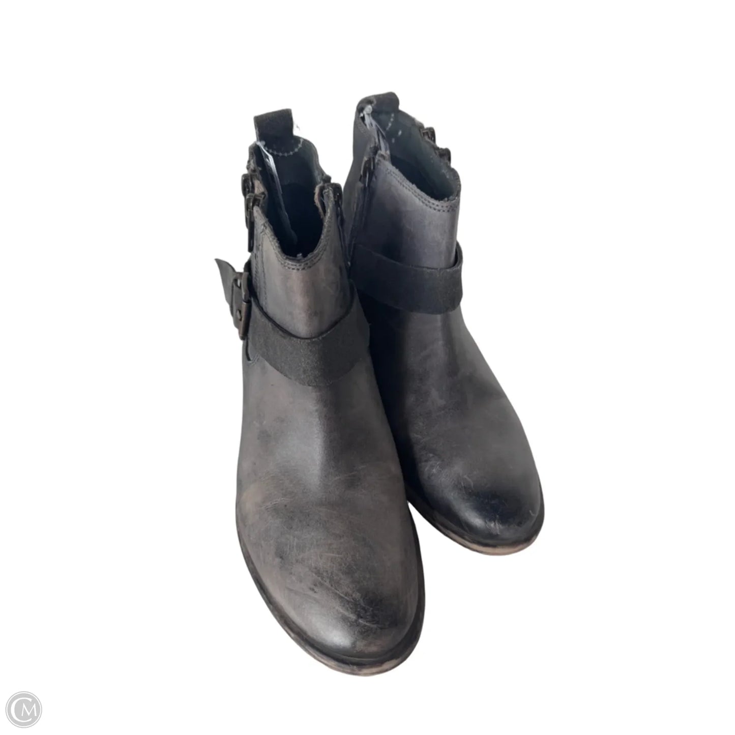 Boots Ankle Flats By Bed Stu In Grey, Size: 9.5