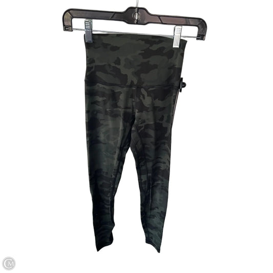Athletic Leggings By Lululemon In Camouflage Print, Size: 2