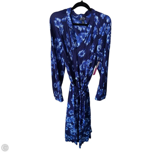 Dress Party Long By Scoop In Blue, Size: Xxl