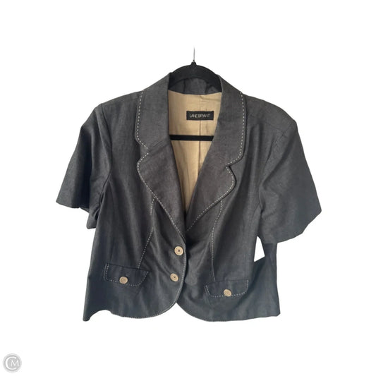 Blazer By Lane Bryant In Black & Tan, Size: 2x