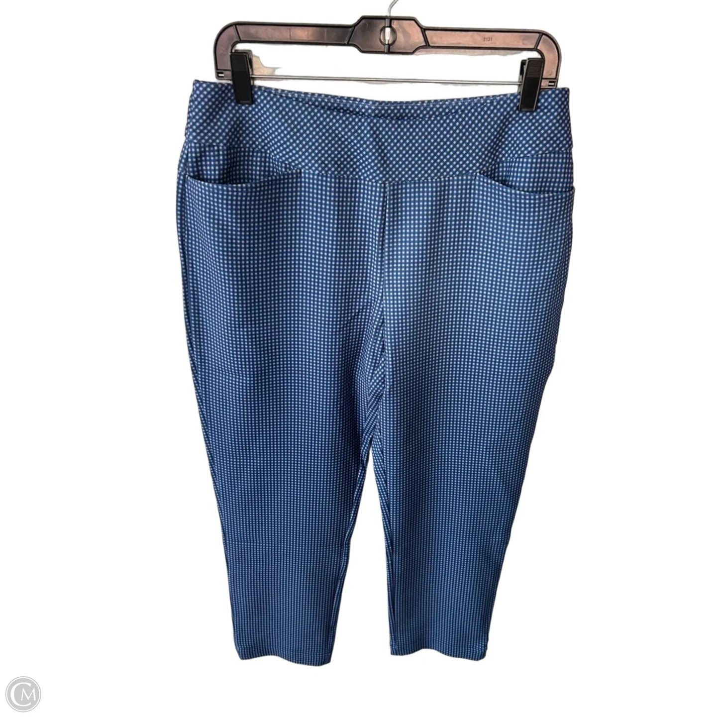 Athletic Pants By Clothes Mentor In Blue & Grey, Size: Xl
