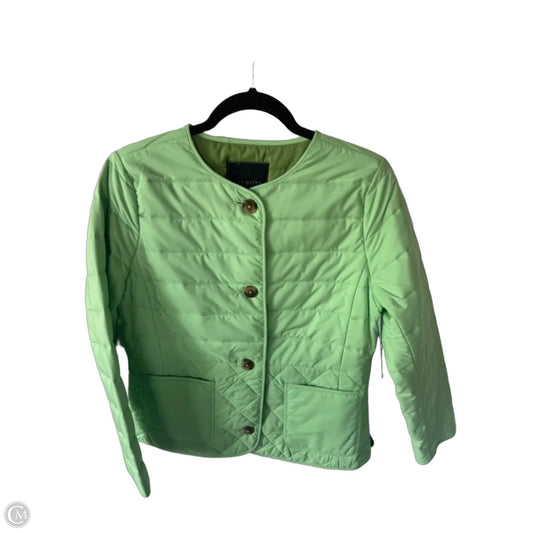 Jacket Puffer & Quilted By Talbots In Green, Size: Mp