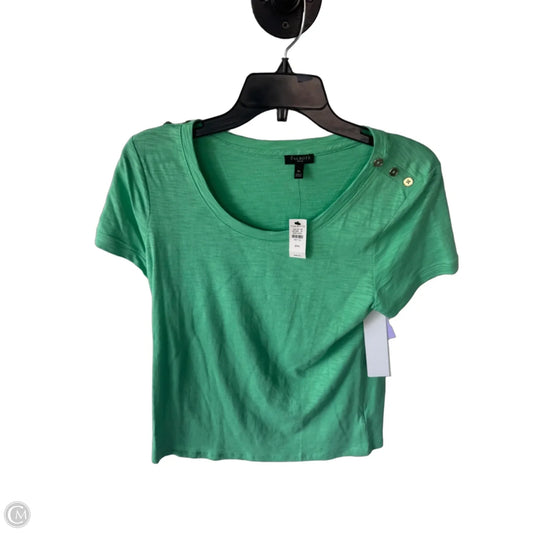 Top Short Sleeve By Talbots In Green, Size: Mp