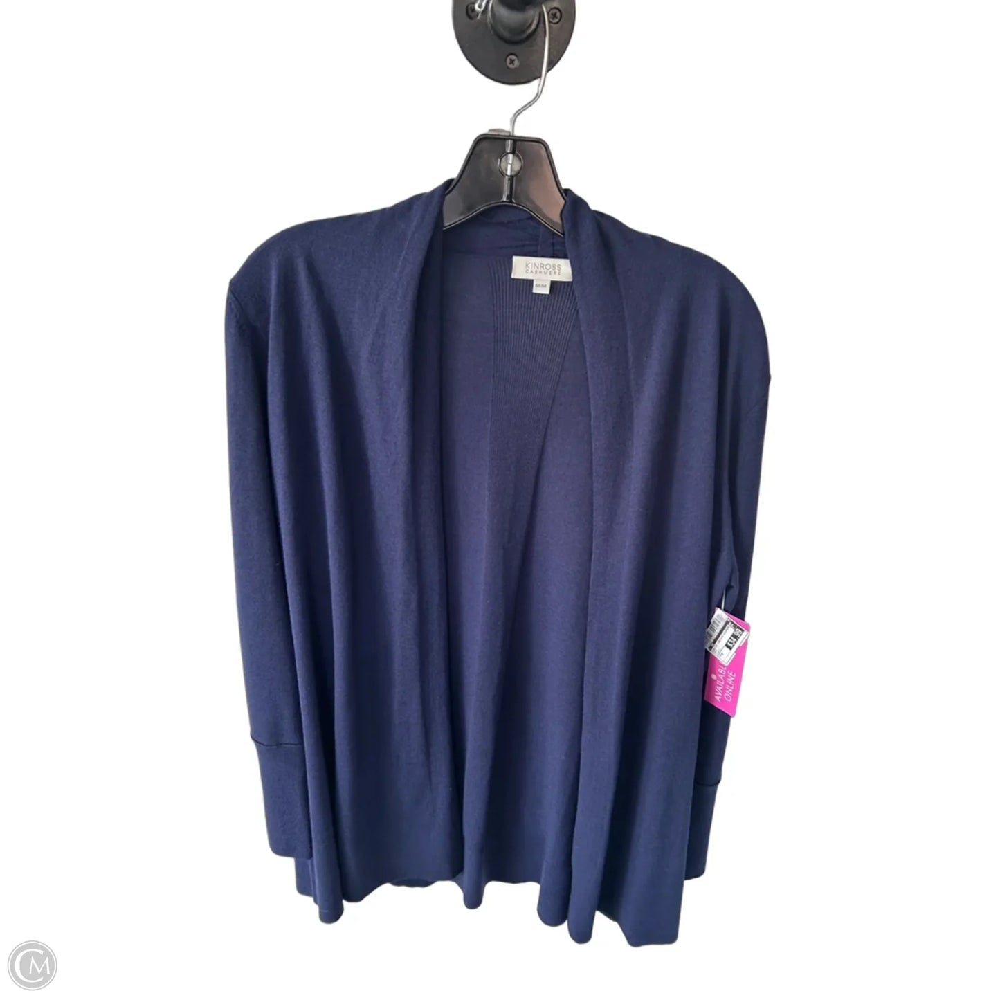 Sweater Cardigan Cashmere By Cmc In Navy, Size: M