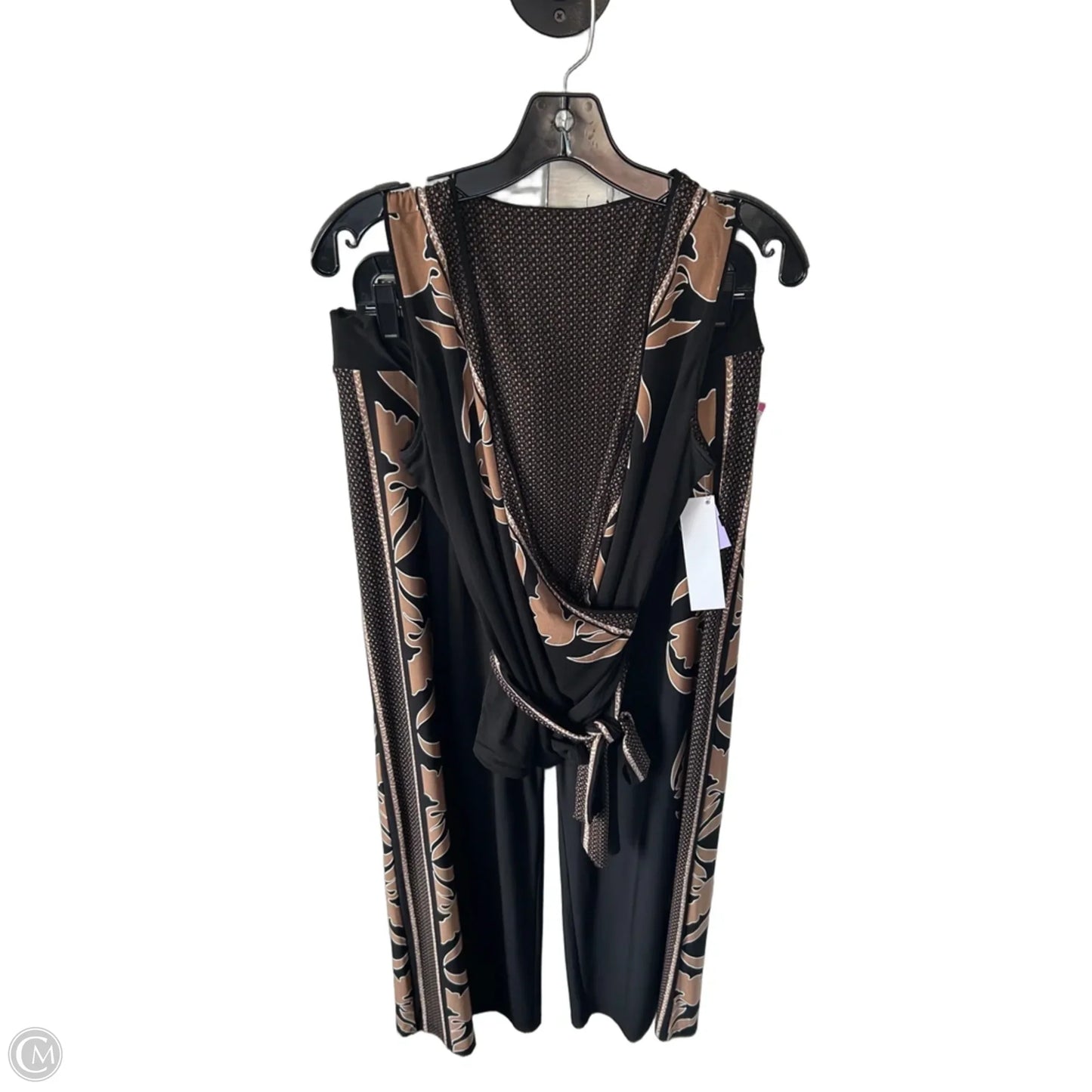Pants Set 2pc By White House Black Market In Black & Tan, Size: M