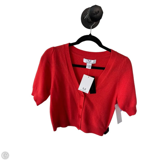 Sweater Cardigan Cashmere By Magaschoni In Orange, Size: S