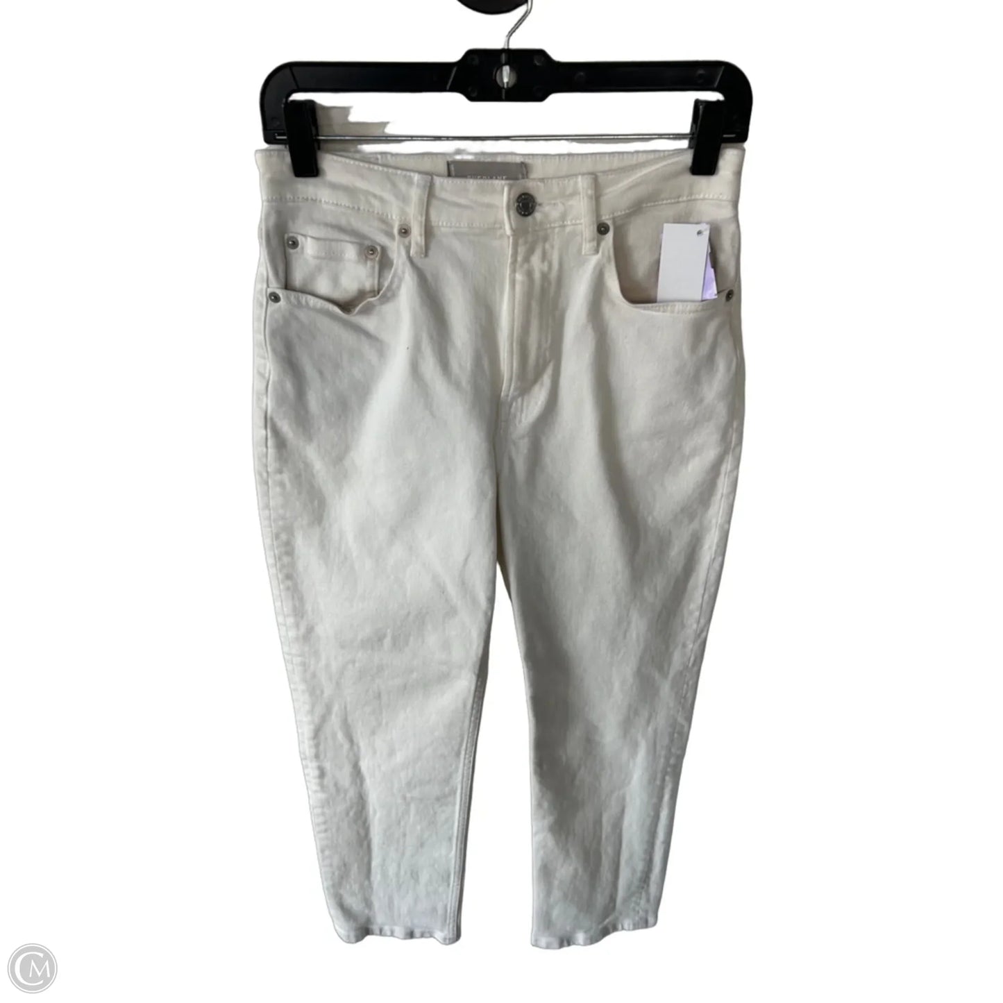 Jeans Straight By Everlane In White Denim, Size: 4
