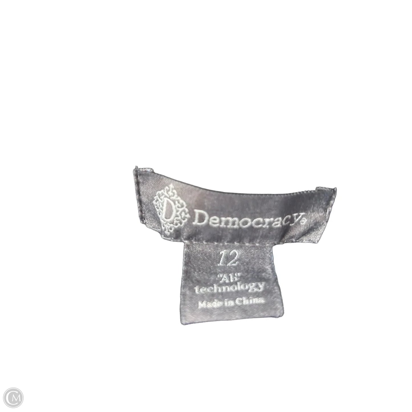 Jeans Straight By Democracy In Blue Denim, Size: 12