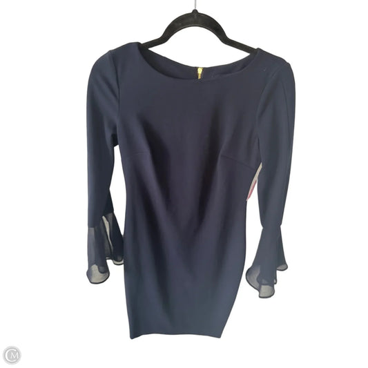 Dress Party Midi By Calvin Klein In Navy, Size: S