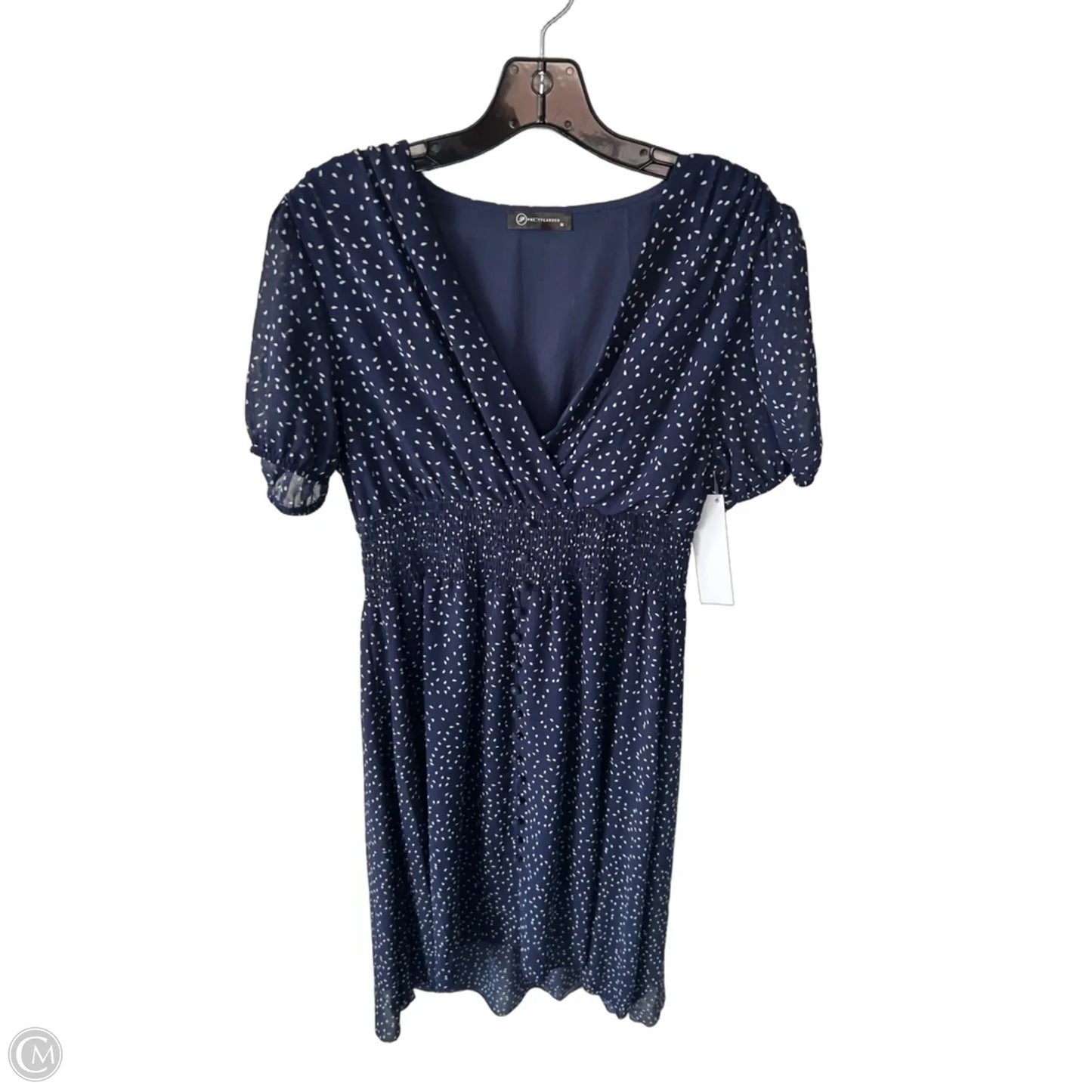 Dress Work By Prettygarden In Blue & White, Size: M