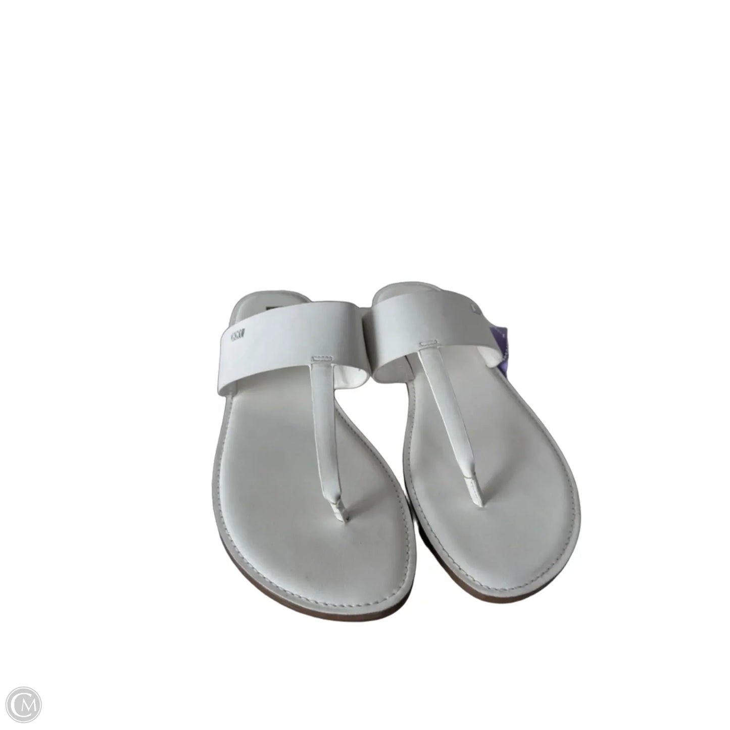 Sandals Flats By Dkny In White, Size: 11