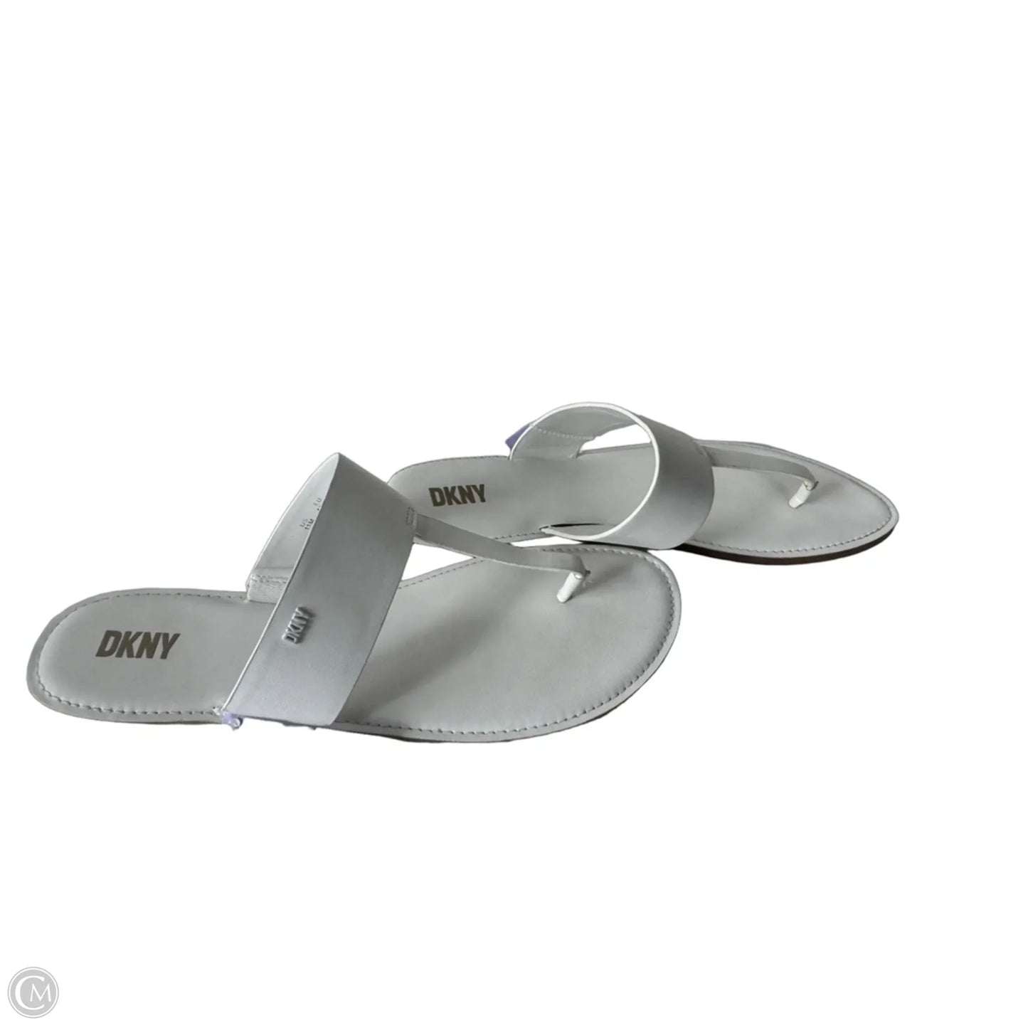 Sandals Flats By Dkny In White, Size: 11