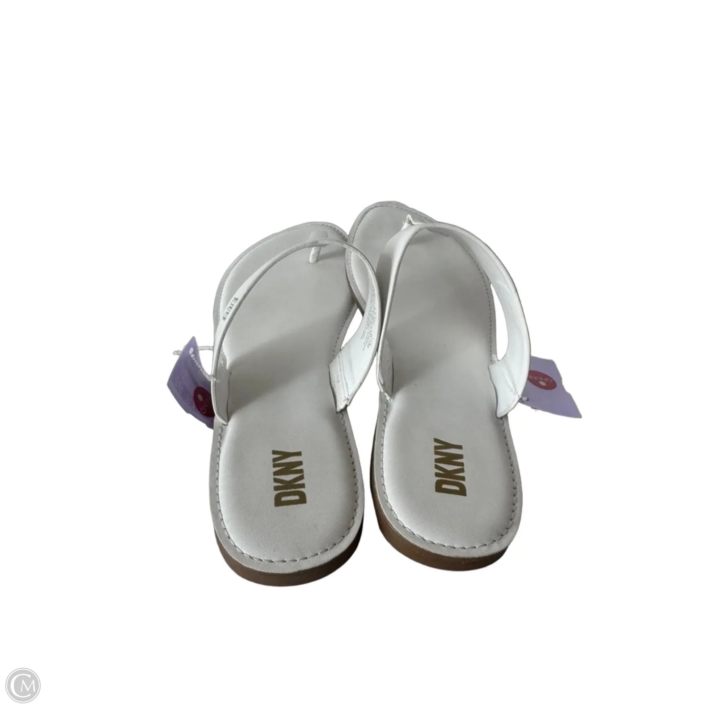 Sandals Flats By Dkny In White, Size: 11