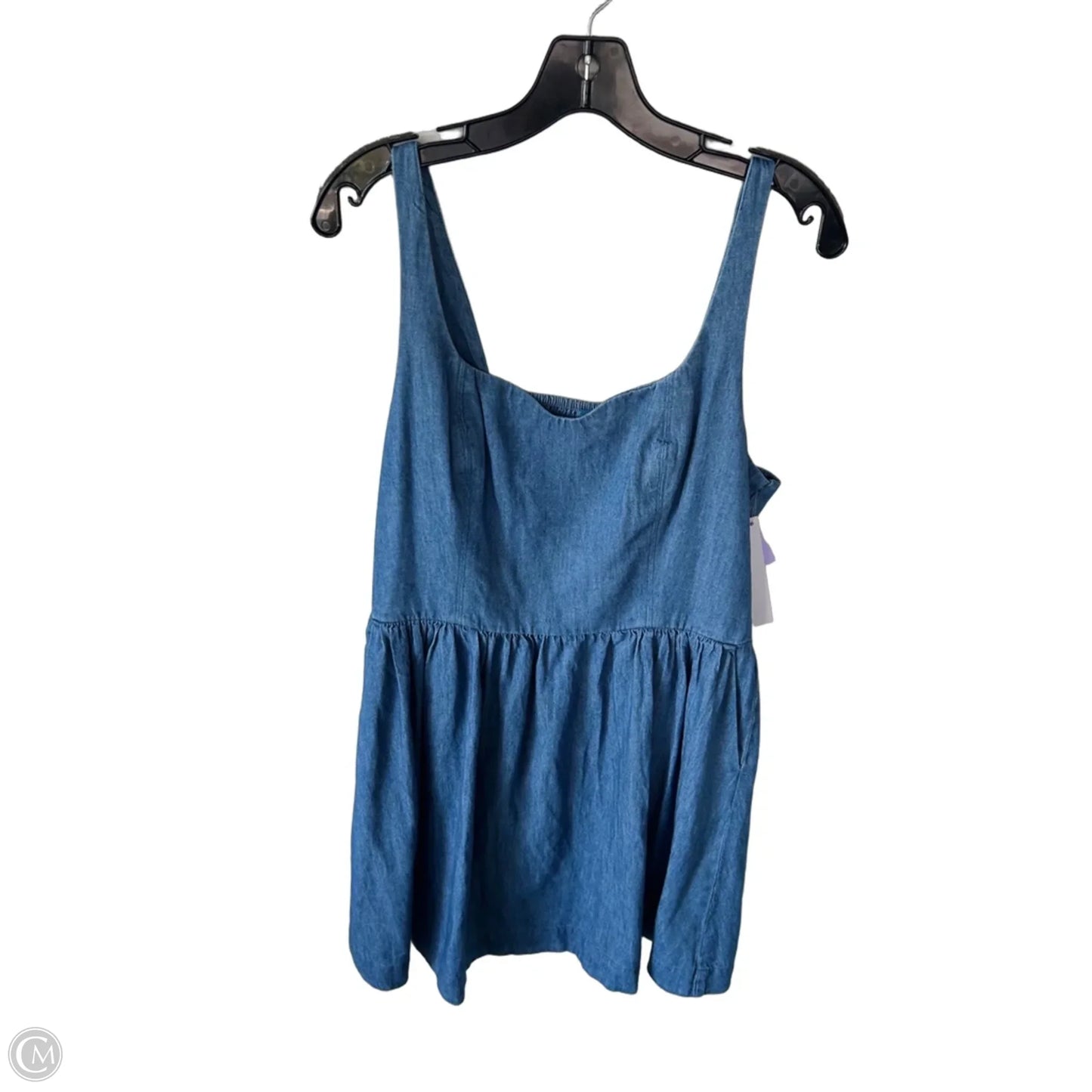 Dress Casual Short By Old Navy In Blue Denim, Size: L