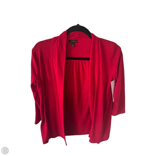 Sweater Cardigan By Talbots In Red, Size: Xs