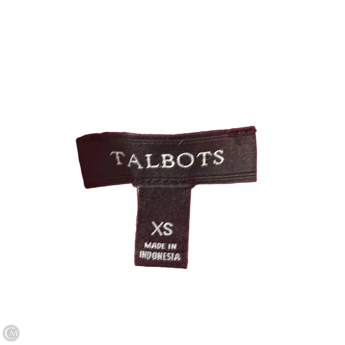 Sweater Cardigan By Talbots In Red, Size: Xs