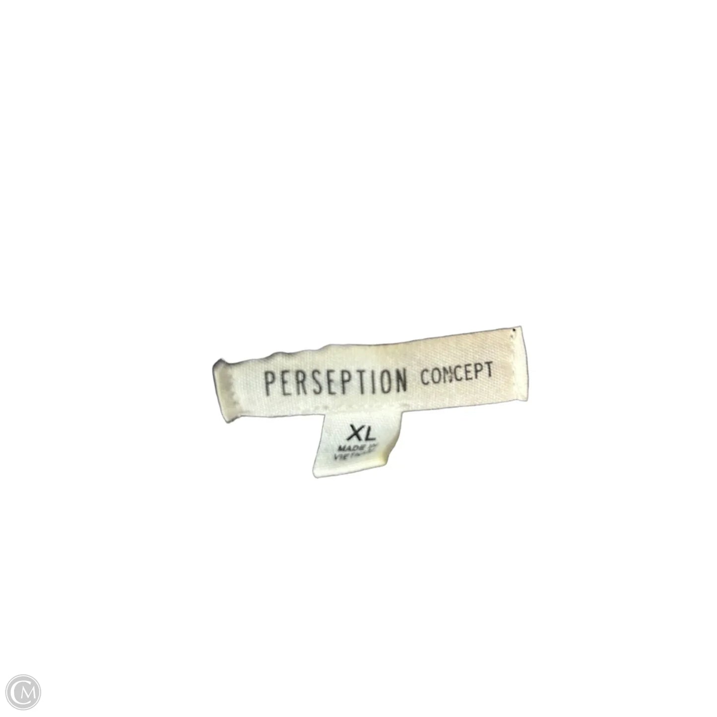 Cardigan By Perseption Concept In Black & White, Size: Xl