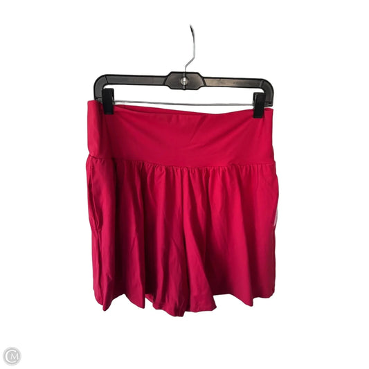 Athletic Shorts By Halara In Red, Size: 1x
