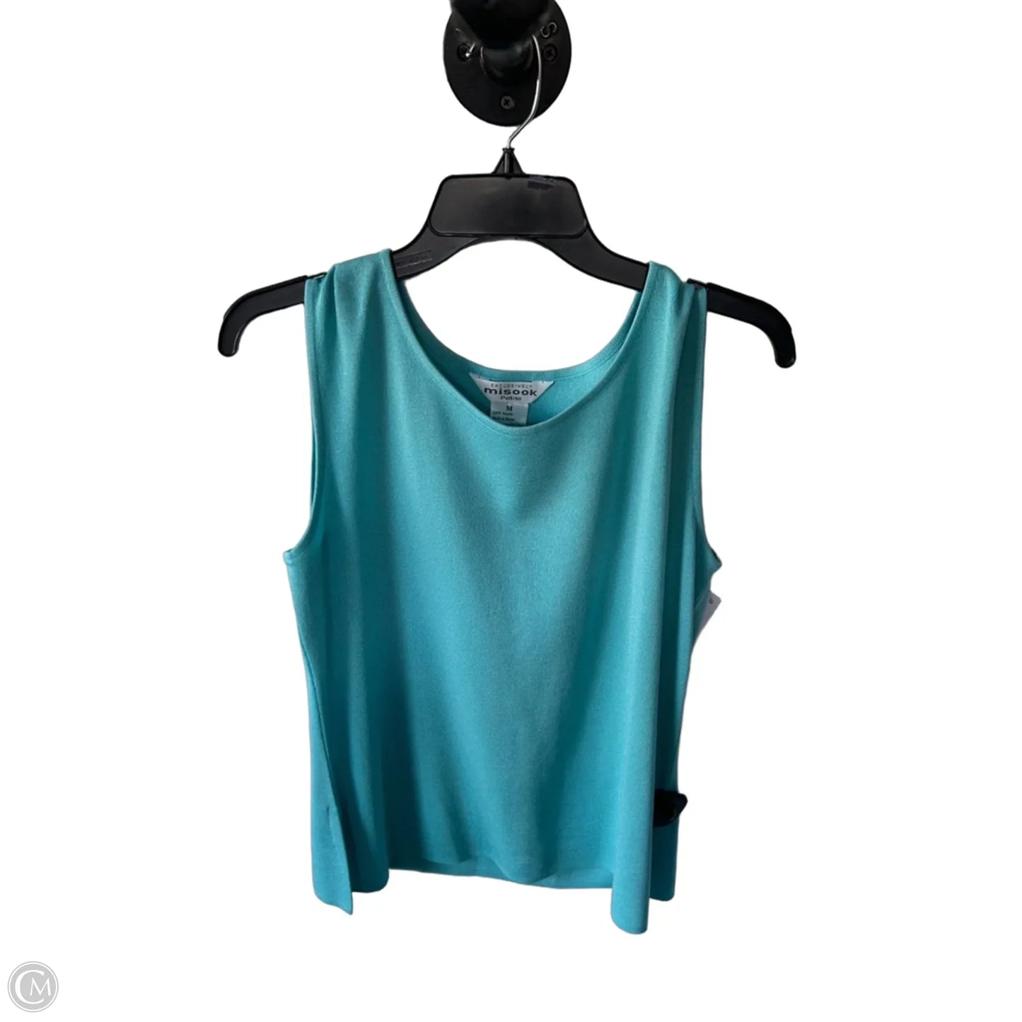 Vest Sweater By Misook In Blue, Size: Mp