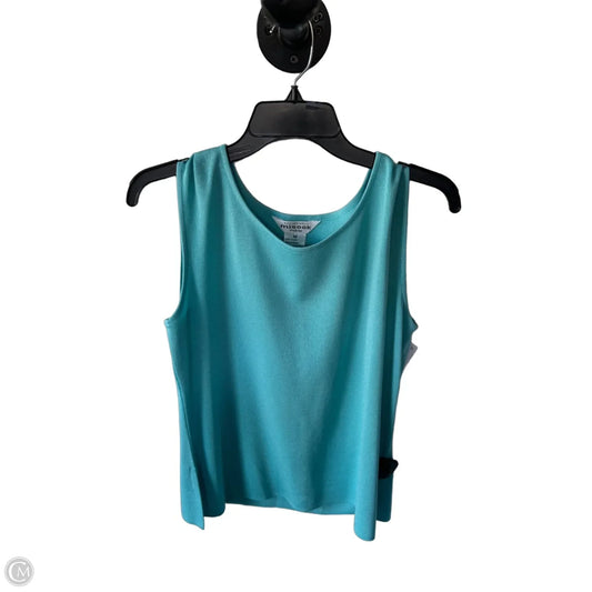 Vest Sweater By Misook In Blue, Size: Mp