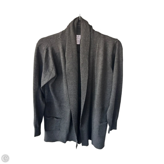 Sweater Cardigan By Magaschoni In Grey, Size: S