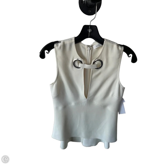 Blouse Sleeveless By Alc In Cream, Size: Xs
