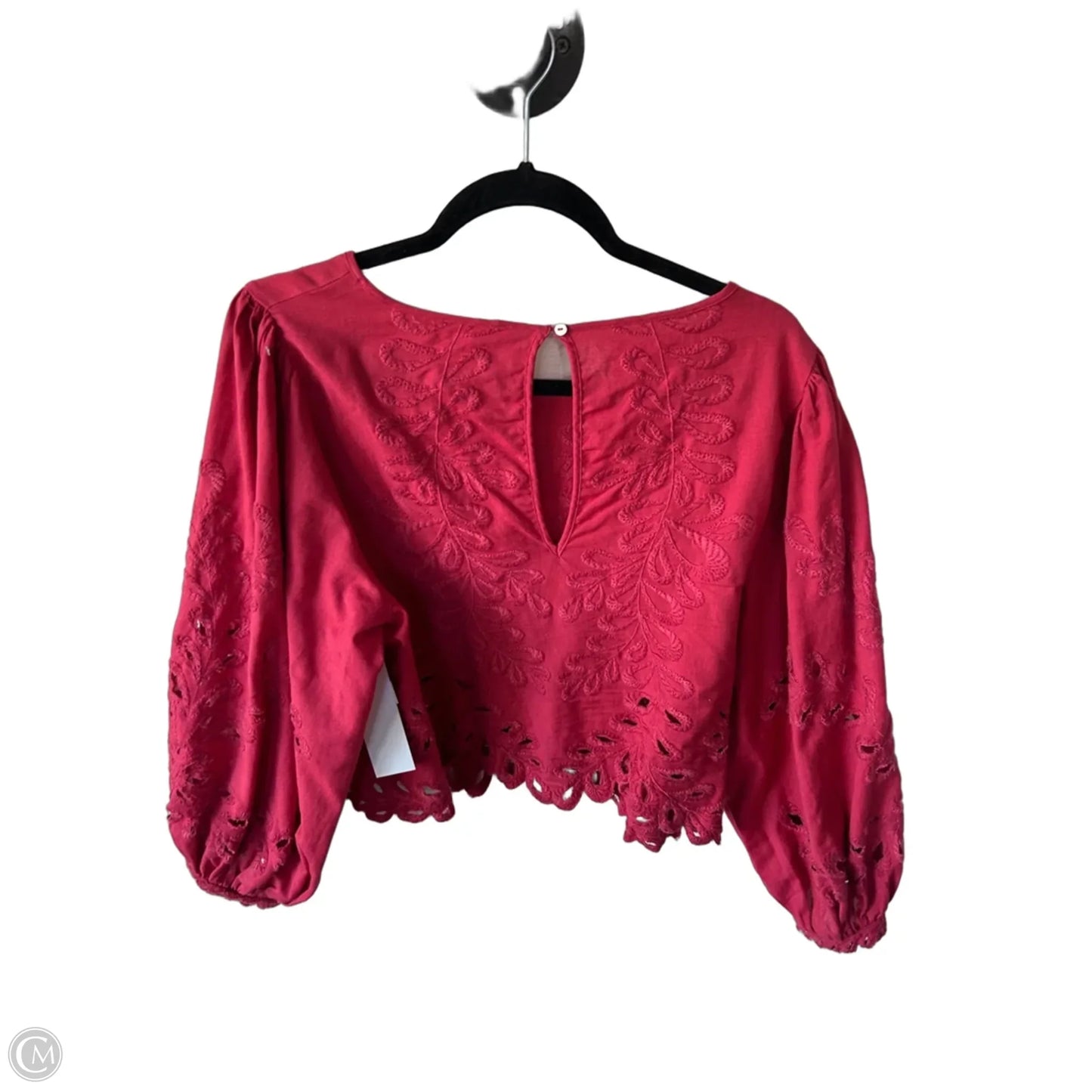 Top Long Sleeve By Free People In Red, Size: L