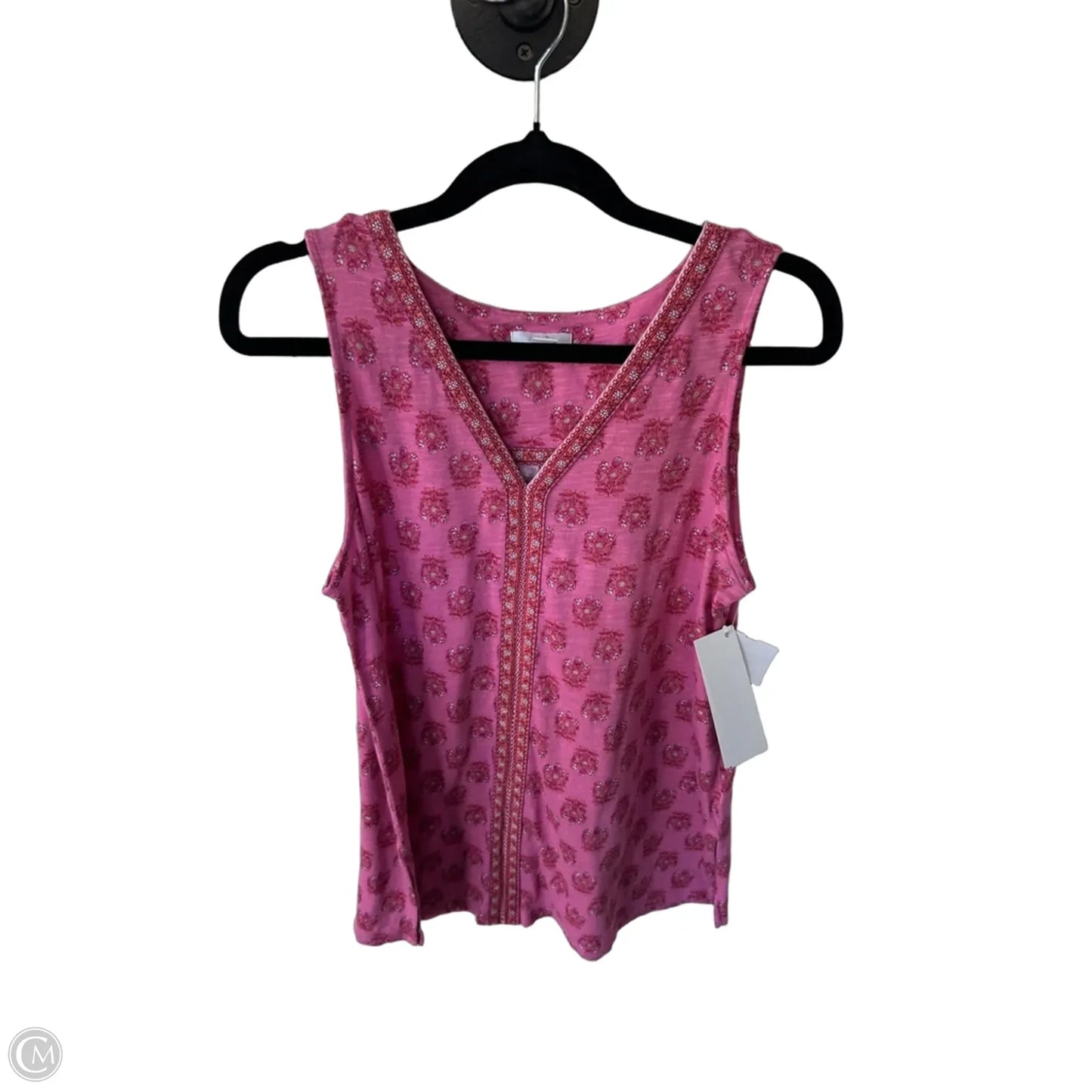 Top Sleeveless By J. Jill In Pink & Red, Size: Xsp
