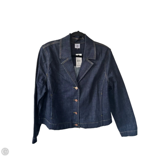 Blazer By Cabi In Blue Denim, Size: Xl