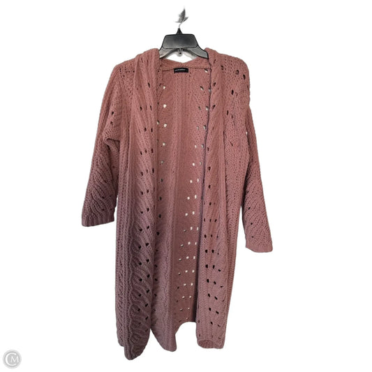 Sweater Cardigan By Moon And Madison In Brown, Size: L