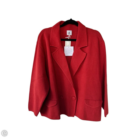 Sweater Cardigan By Cabi In Orange, Size: Xl