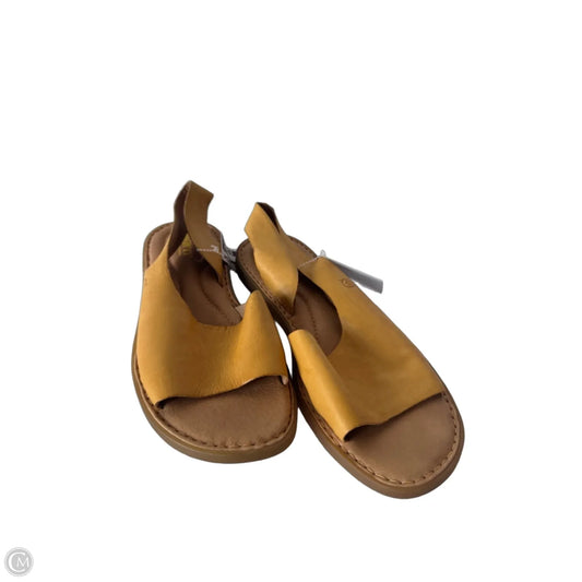 Sandals Flats By Born In Gold, Size: 9