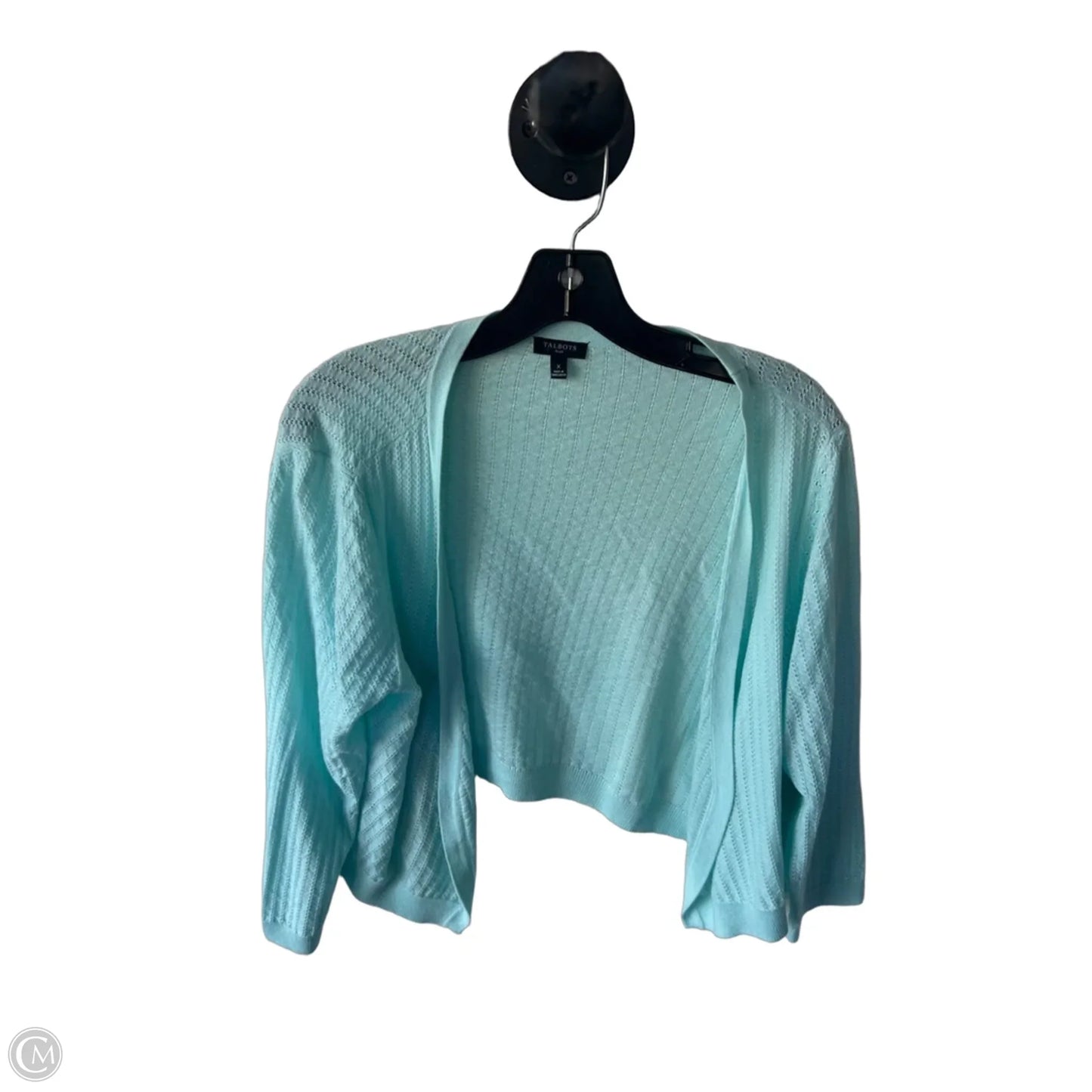 Sweater Cardigan By Talbots In Blue, Size: Xl