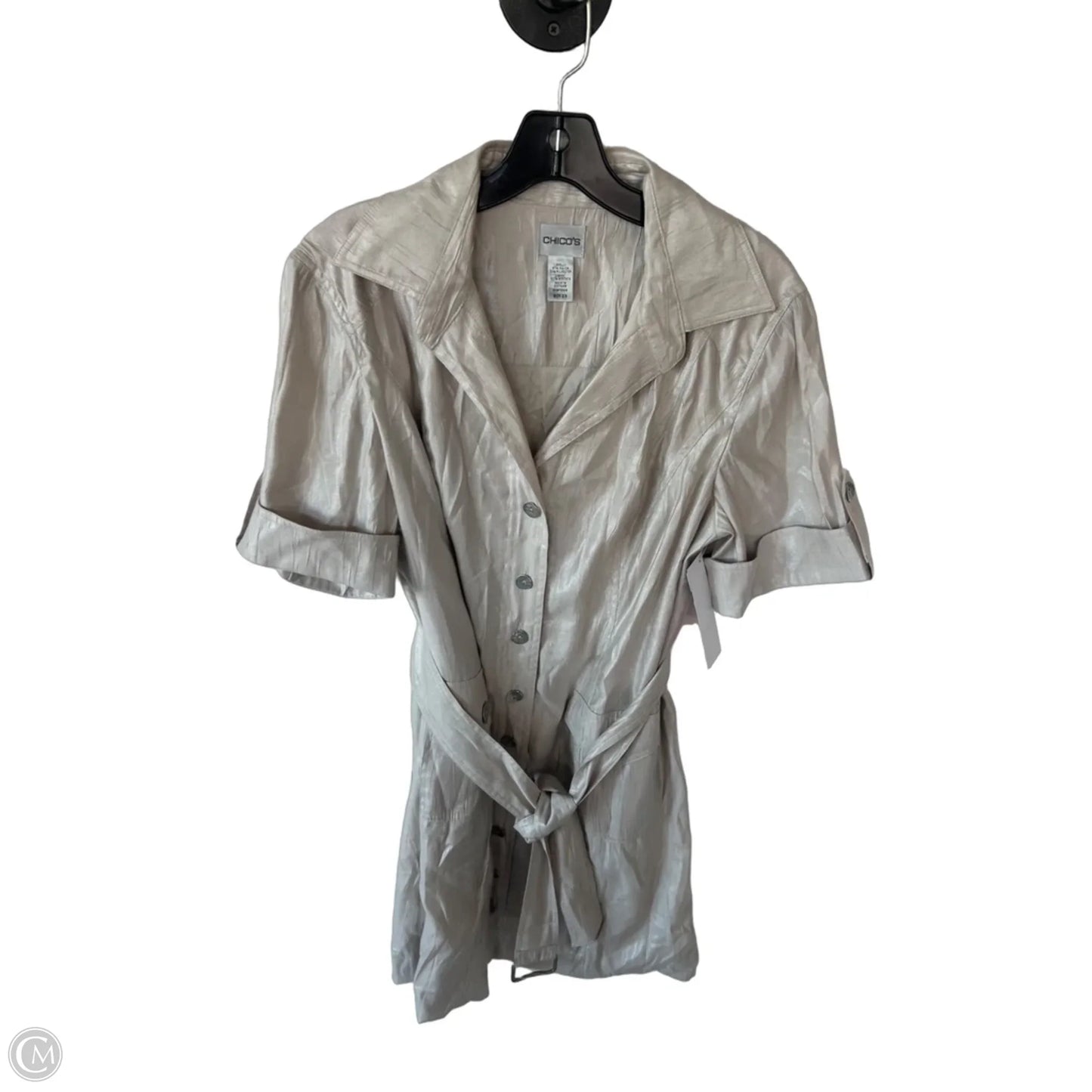 Dress Work By Chicos In Tan, Size: L
