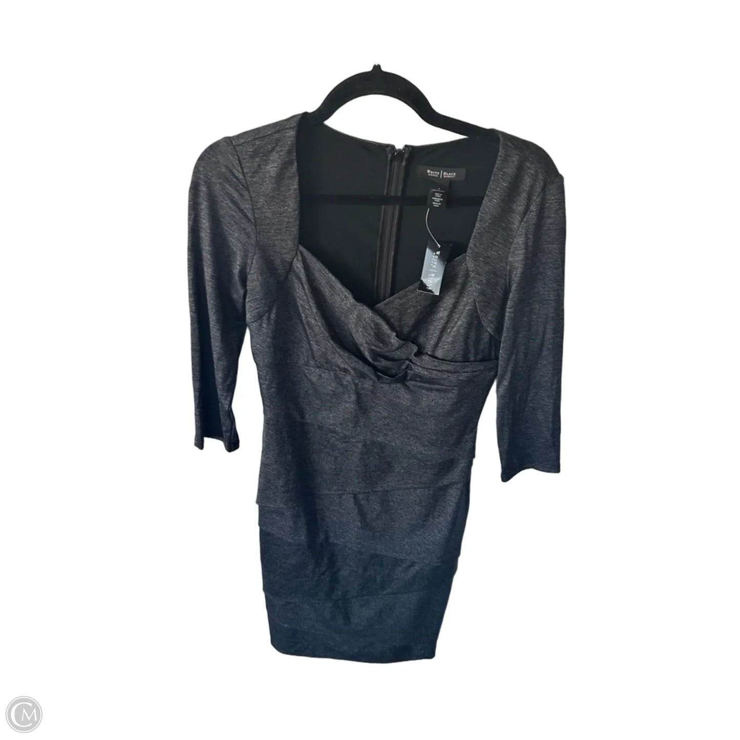 Dress Work By White House Black Market In Green & Silver, Size: S