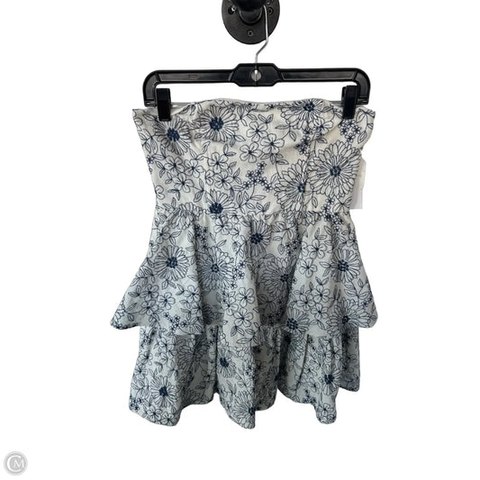 Dress Party Short By Altard State In Blue & White, Size: S