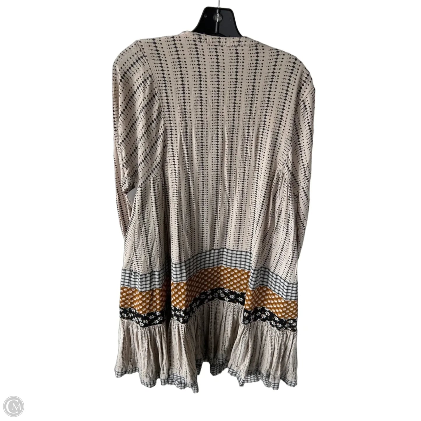Dress Casual Midi By Bohme In Black & Tan, Size: L