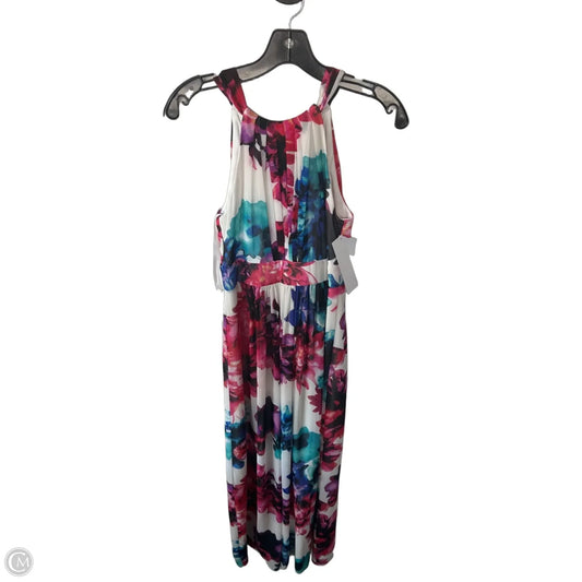 Dress Party Long By Eliza J In Blue & Pink, Size: Xs