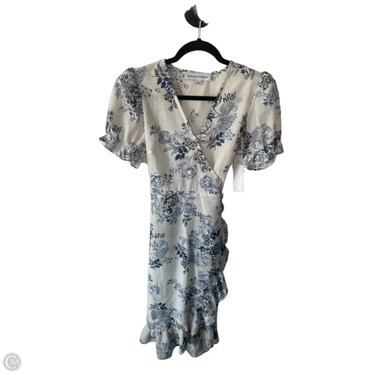 Dress Work By Emma And Michele In Blue & White, Size: S