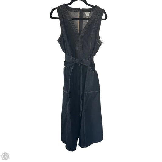 Dress Casual Midi By Sundance In Black Denim, Size: L